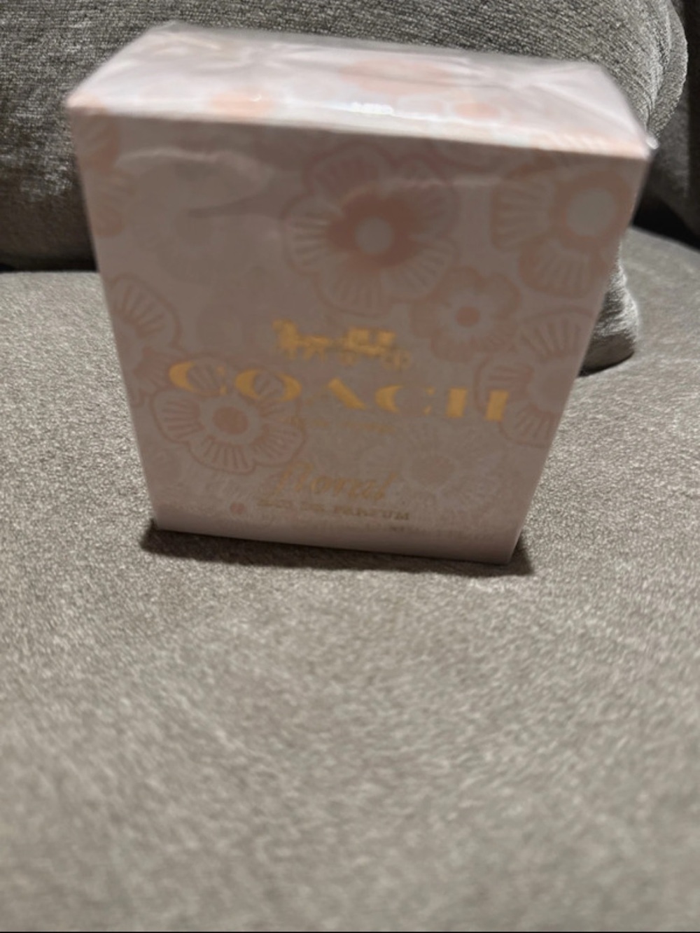 Coach perfume - Pale Pink with Gold Foil Logo